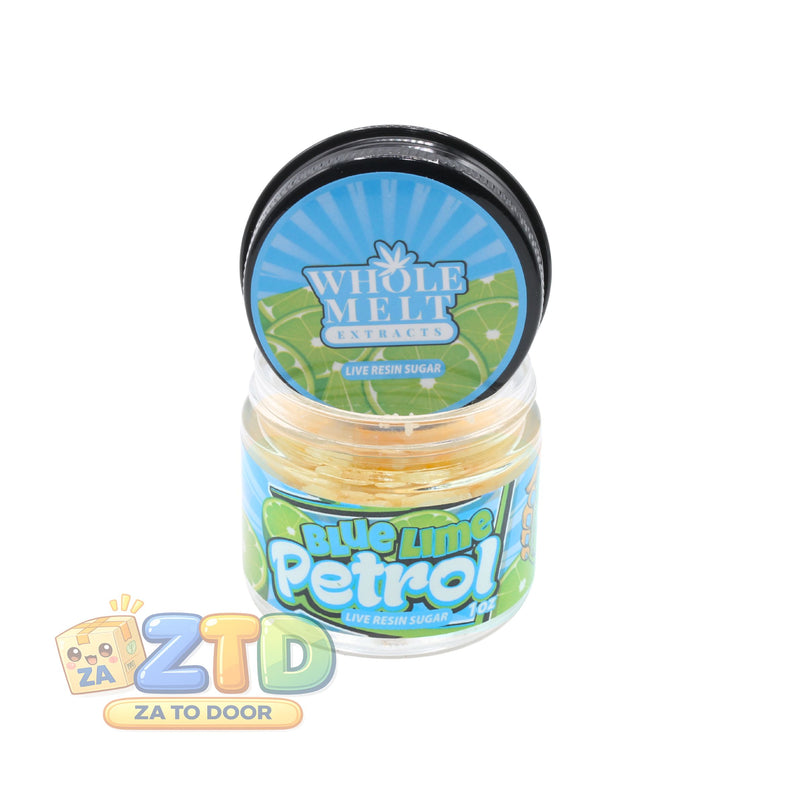 Whole Melts Exotic Edition Blue Lime Petrol 1oz Live Resin Concentrate
